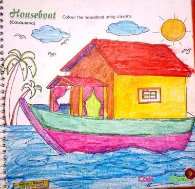 Houseboat Coloring