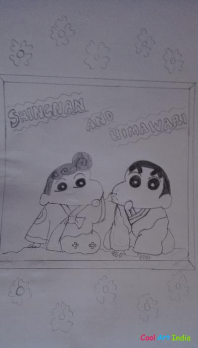Shinchan and himawari