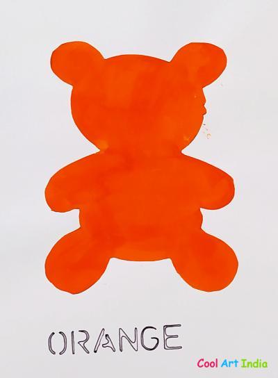 Teddy Bear in Orange