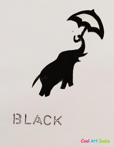 Elephant in Black