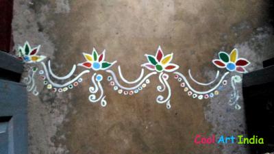 Floor Gate Rangoli