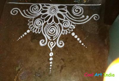 Door rangoli 
