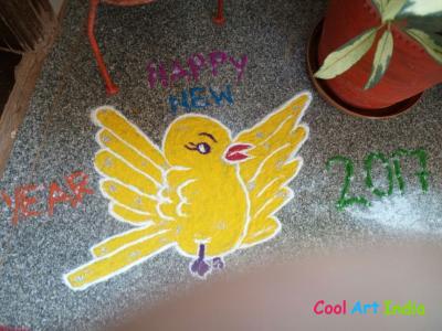 Bird Rangoli