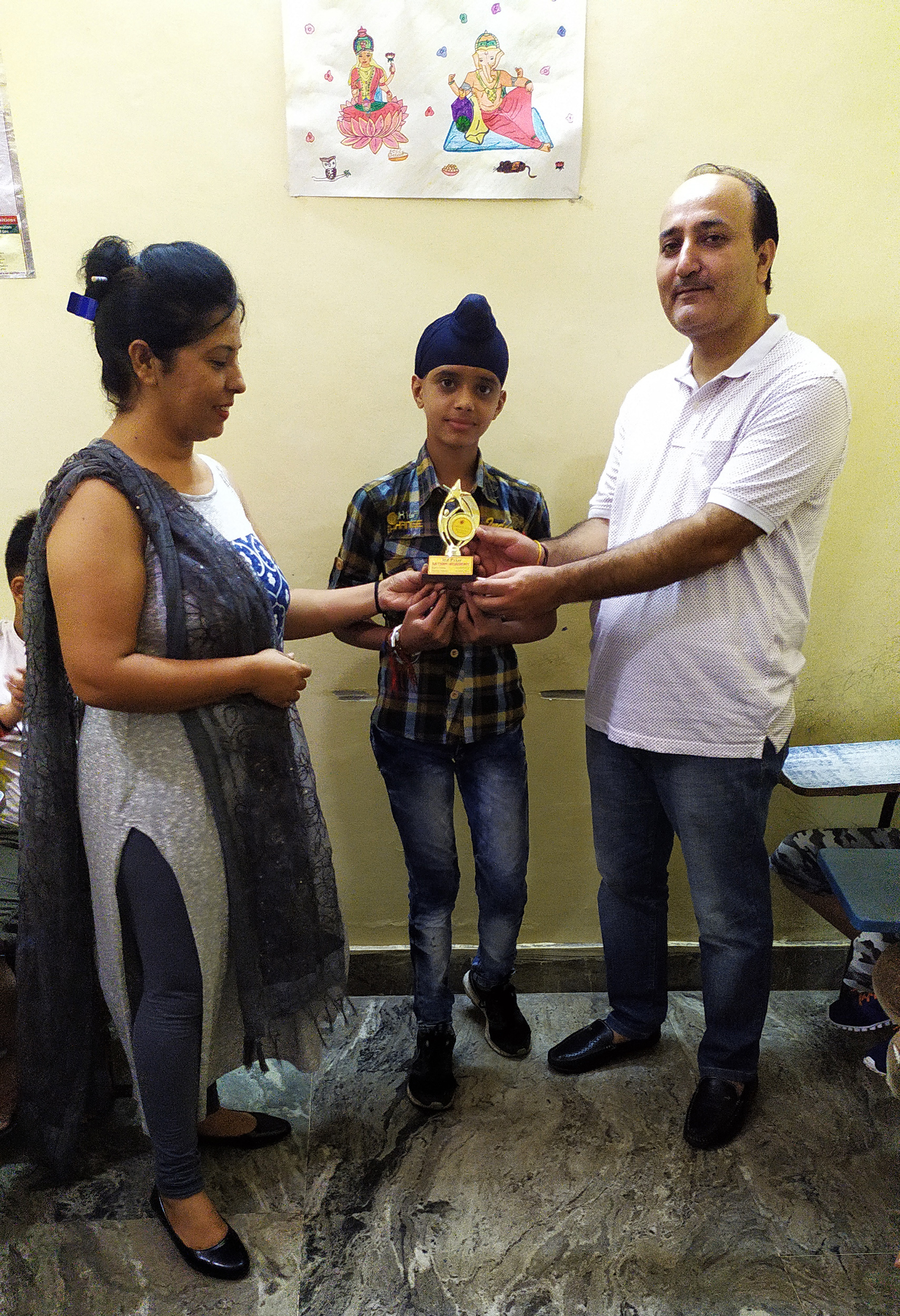 Prize Distribution in Satyam Academy